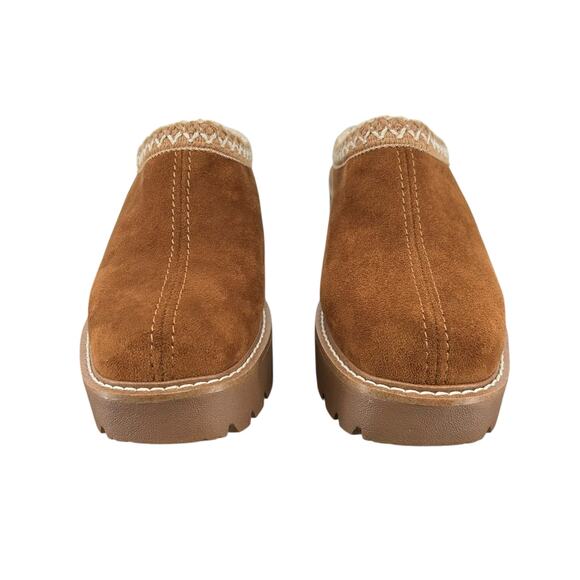 BRAND NEW NWT Women's Chestnut Brown Steve Madden Brixtin Slipper Clogs Sz 8M - Picture 2 of 8